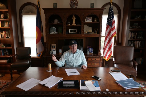 Ken Salazar, former U.S. senator and ambassador to Mexico, speaks during an interview at his home in Denver on Thursday, March 20, 2025. (Photo by Hyoung Chang/The Denver Post)